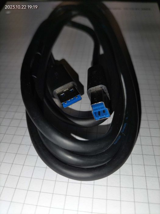 Kabel USB AB 3.0 180cm