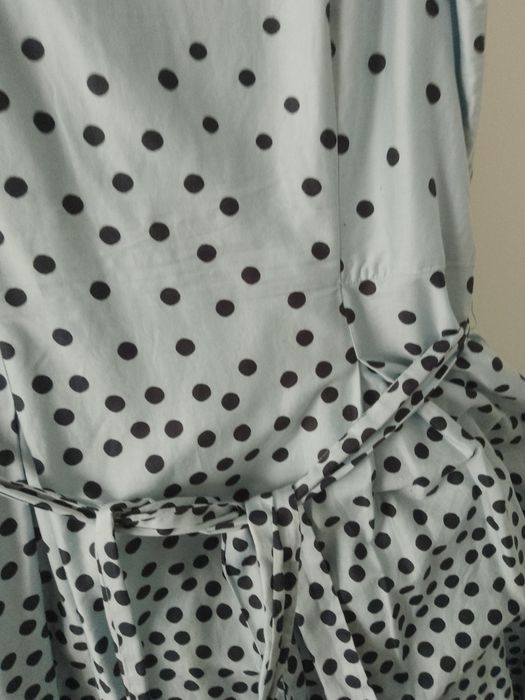 Sukienka retro 42 cotton w grochy