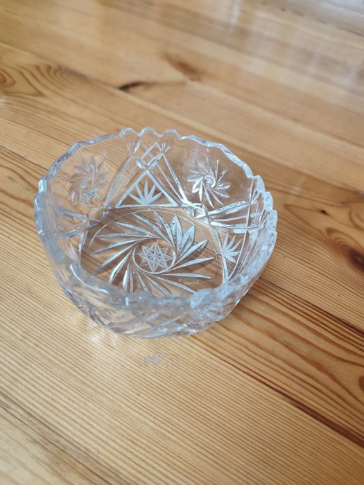 Kryształy Polskie PRL, porcelana Rumuńska zestaw 16 sztuk