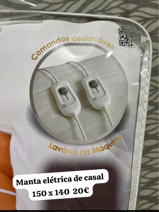 Manta eletrica termica casal