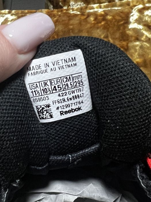Reebok Waterproof wodoodporne adidasy meskie czarne