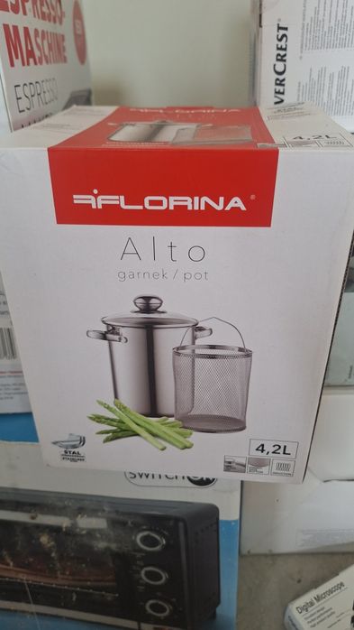 Garnek Florina Alto 4,2L do szparagów i makaronu nowy