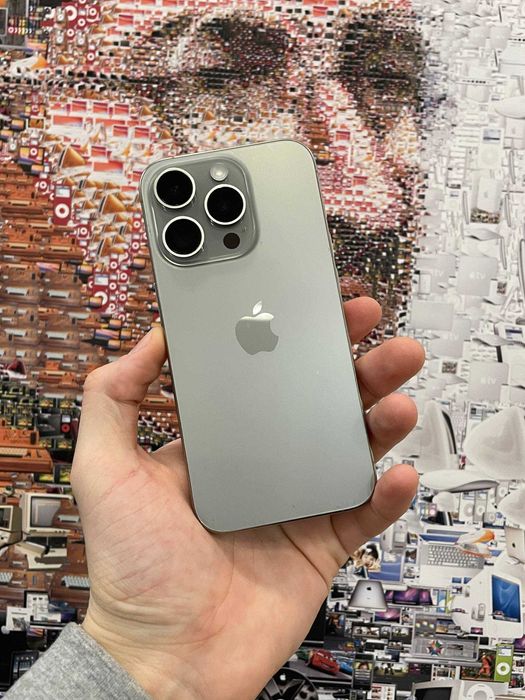 iPhone 15 Pro 128GB Natural Titanium ГАРАНТІЯ 6 Місяців МАГАЗИН айфон