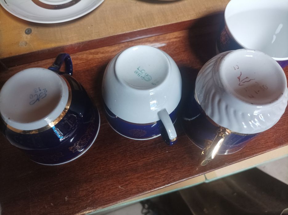 Чайний сервіз кобольтовий на 6 персо