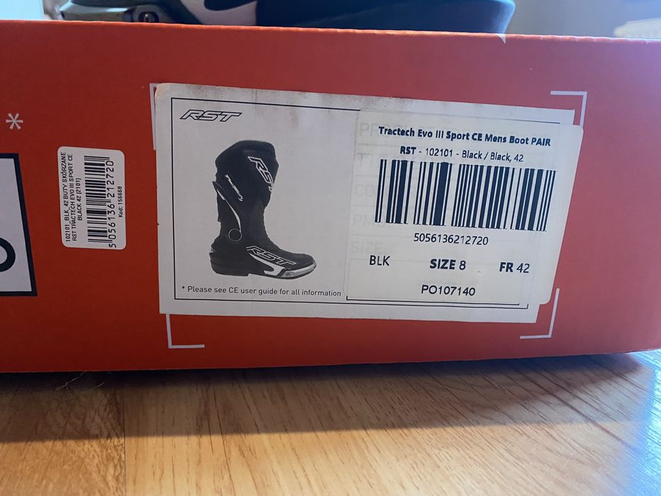 Sportowe buty motocyklowe RST Tractech EVO vs III Sport 42