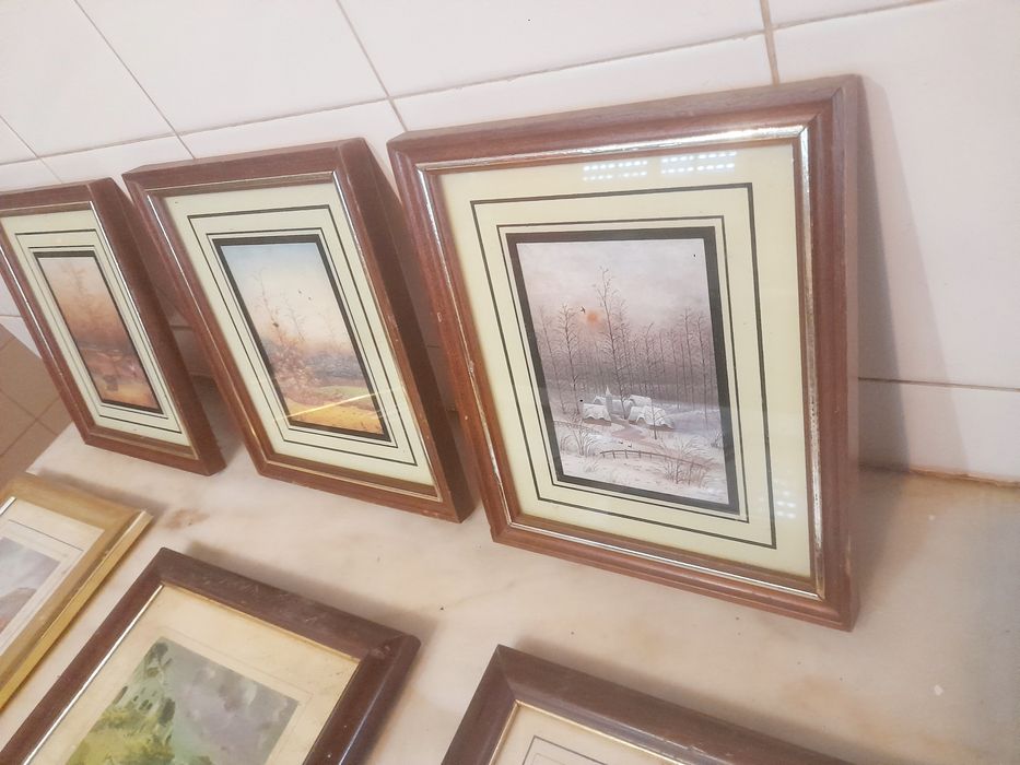 Conjunto de 6 Quadros Decorativos