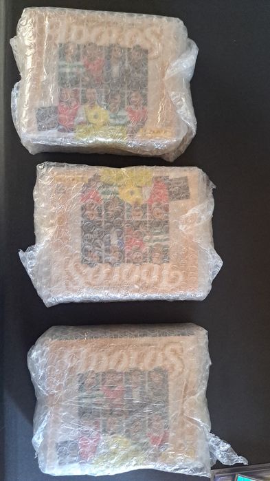 Ídolos cartas futebol