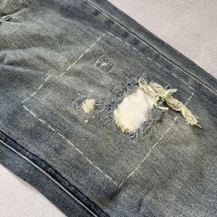 Джинсы широкие No Faith Studios distressed archive