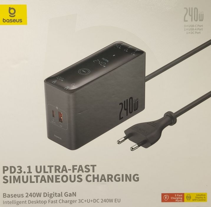 Baseus 240w Digital Gan