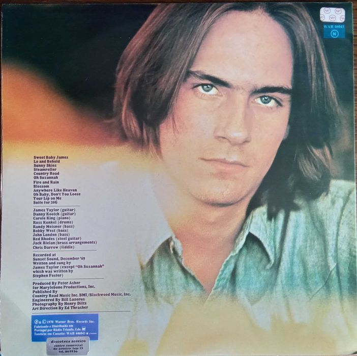 James Taylor	- - - - -	Sweet Baby James	- - - - -	LP
