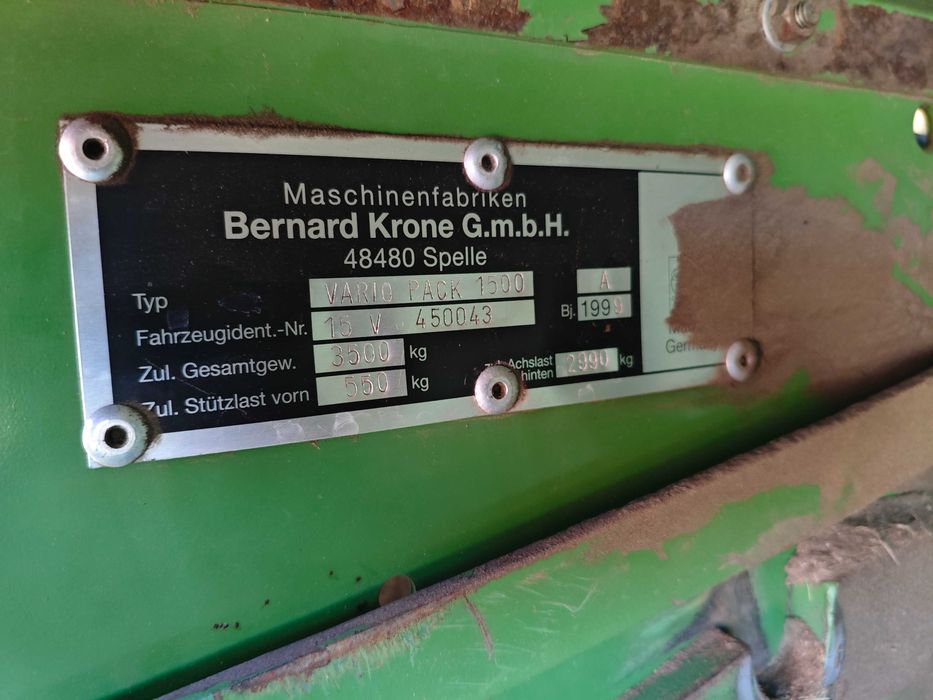 Prasa krone vario 1500