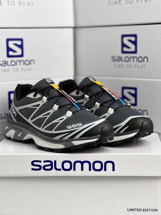 !ТОП! Salomon XT-6 Grey/White 36 37 38 39 40 41 42 43 44 45 46 саломон