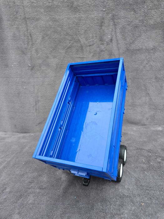 Bruder przyczepa dwuosiowa niebieska limited