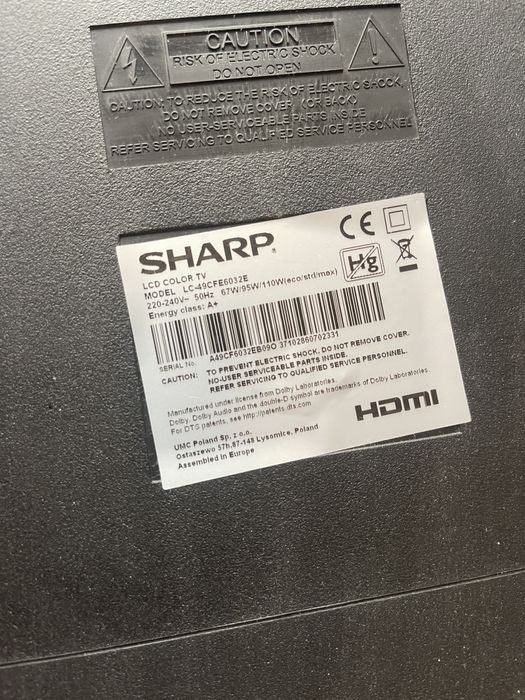 Telewizor Sharp 49” LC49CFE6032E