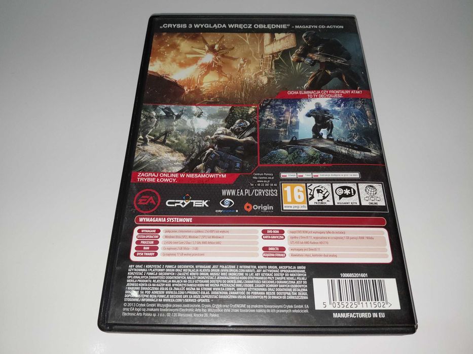 gra PC CRYSIS 3 po polsku CZYTAJ OPIS