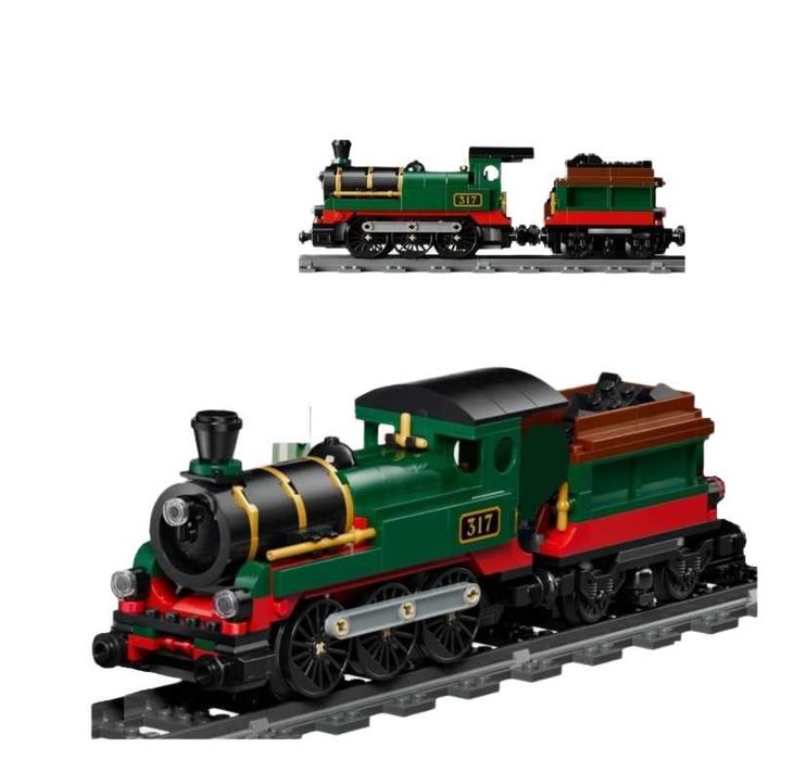 Klocki LEGO City Retro Lokomotywa Pociąg Train z Węglarką 60511 Dla Dzieci