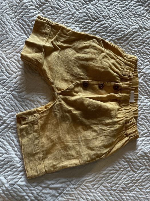 Dziecięce spodenki alladynki z guzikami rozm.110, zara