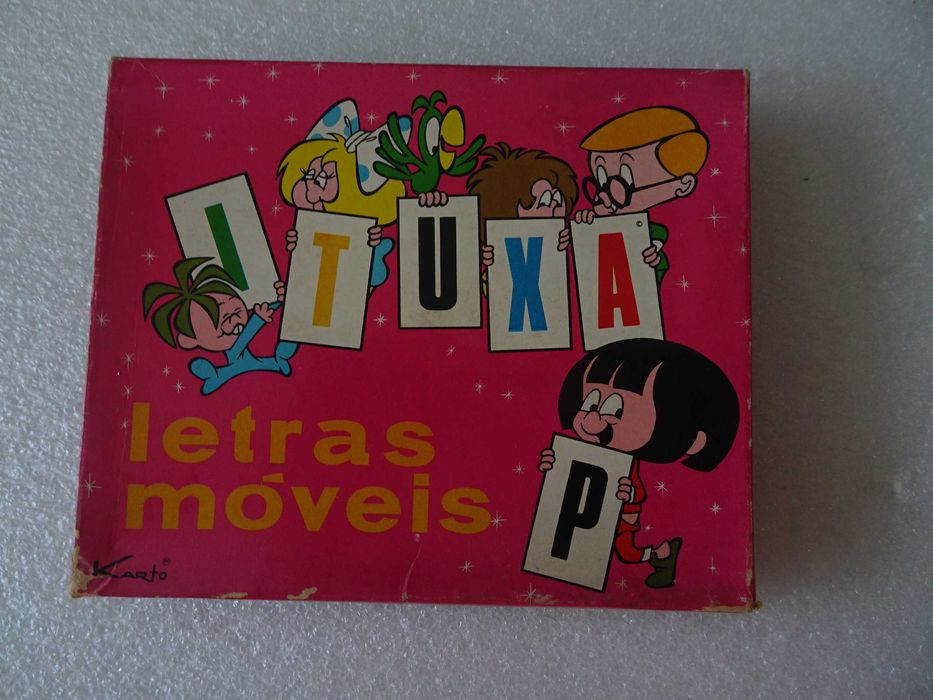 Vintage Karto Pituxa Movable Letters Game