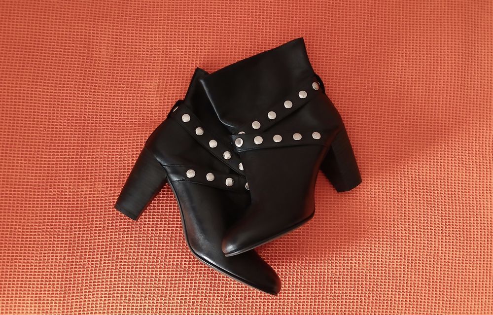 Botins La Redoute ET VOUS pele genuína