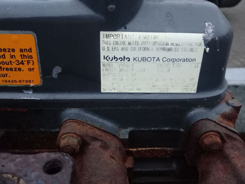 Silnik Kubota V1505D