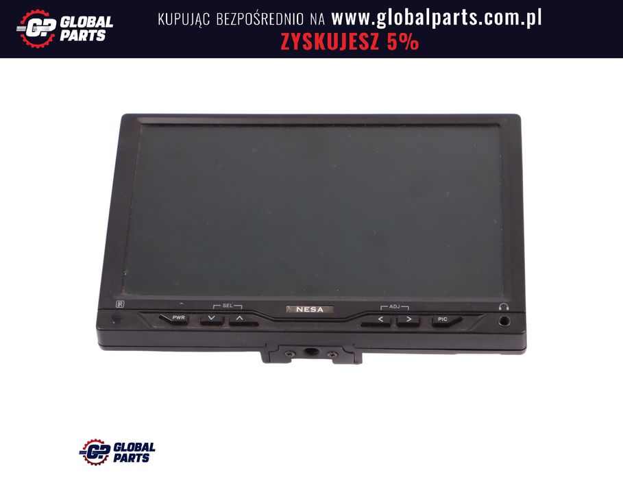 NESA Ekrany Zagłówków Monitory LCD Transmitery Zestaw NSM-6565