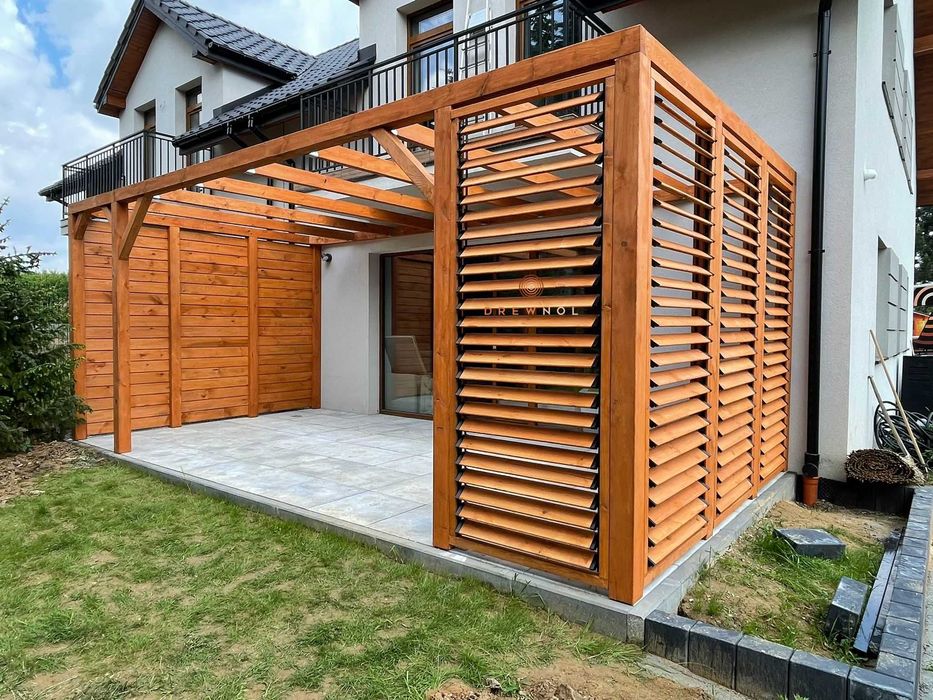 Zadaszenie tarasu wiata pergola altanka carport taras drewniany zadaszenia