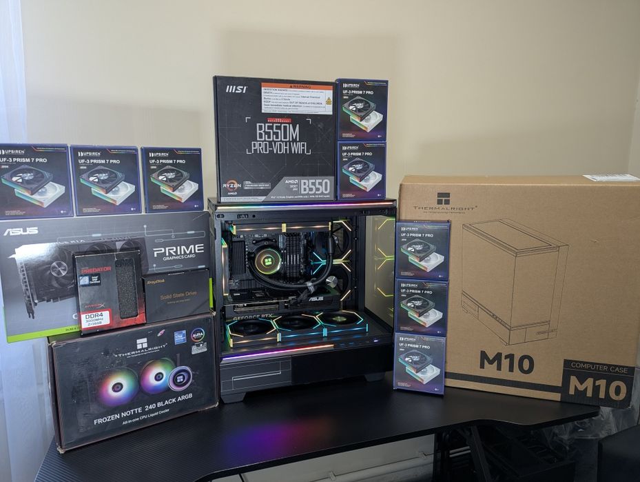 Комп'ютер RTX 5070 12GB | Ryzen 7 | 32GB / SSD m.2 512GB | WiFi +ARGB