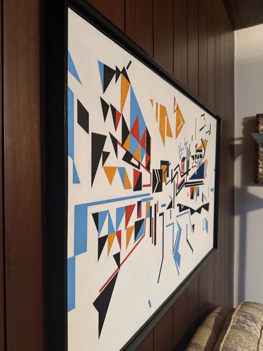 Quadro Nadir Afonso “jazz note” 1971