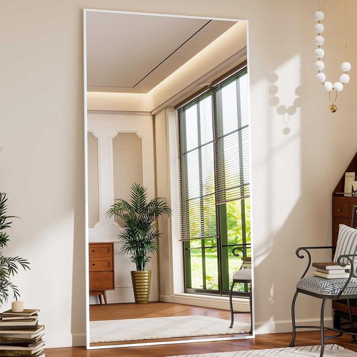Nowe lustro / kwadratowe / 90x190cm / stojące / salon / lusterko / R349!