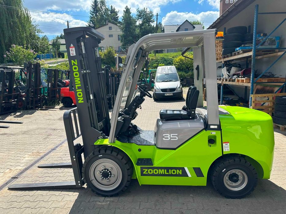 Wózek widłowy Zoomlion FD35, 3,5t, Diesel,Duplex wolny skok 3,5m,szyba