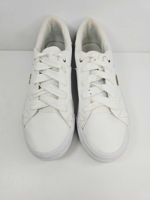 Buty sneakersy na platformie damskie Lacoste Ziane Platform 124 białe