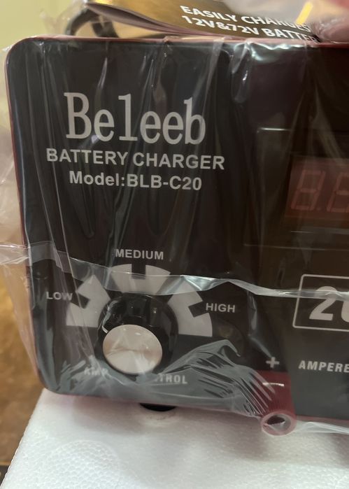 Prostownik do akumulatorów 12-72V, Hugoome BLB-C20