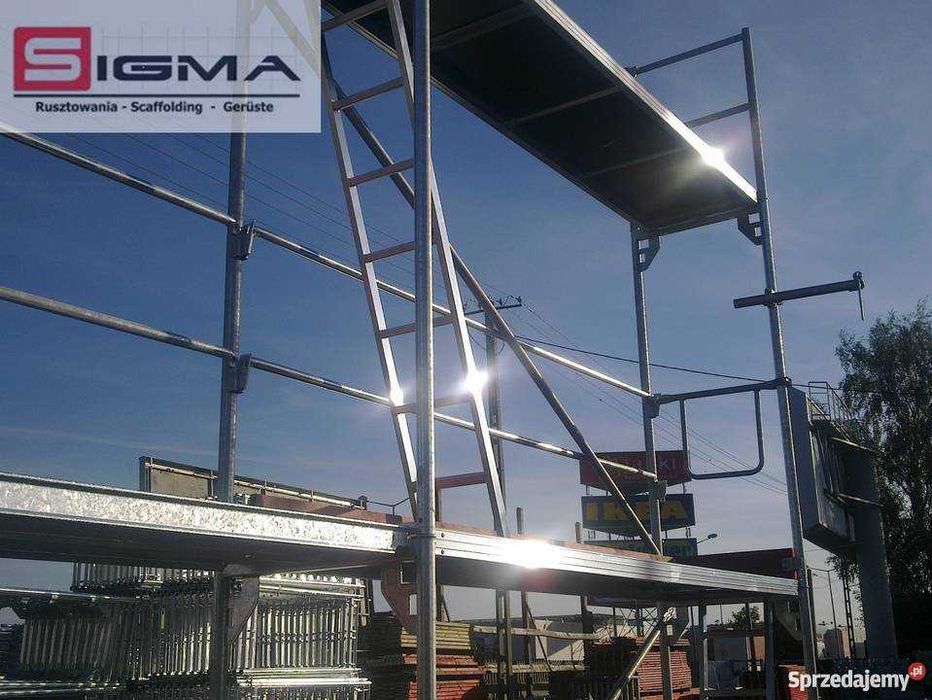 Wynajem rusztowań elewacyjnych wynajmę plettac sigma