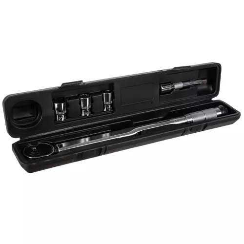 KLUCZ DYNAMOMETRYCZNY 1/2 " Nakładki 3 szt 17,19,21 mm Przedłużka