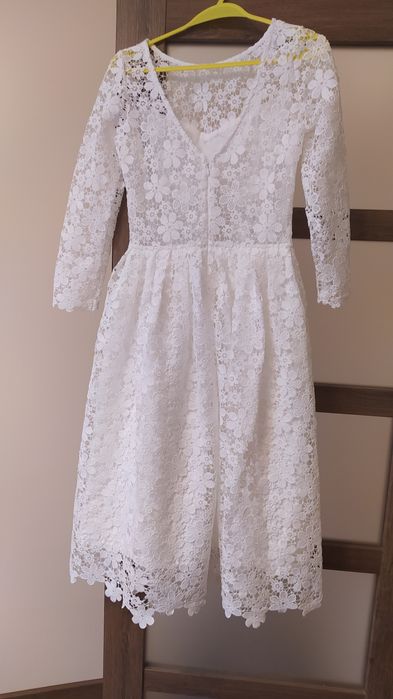 Весільне плаття міді S розмір