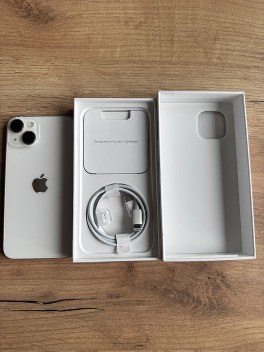 Apple iPhone 14 128GB white - stan bdb - bateria 86% Tychy • OLX.pl