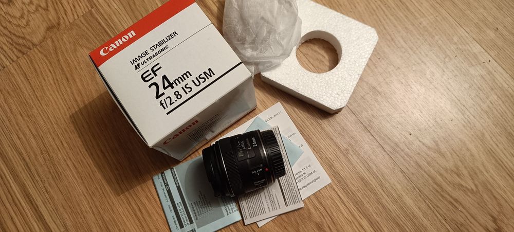 Objectiva Canon EF 24mm f.2.8 IS USM