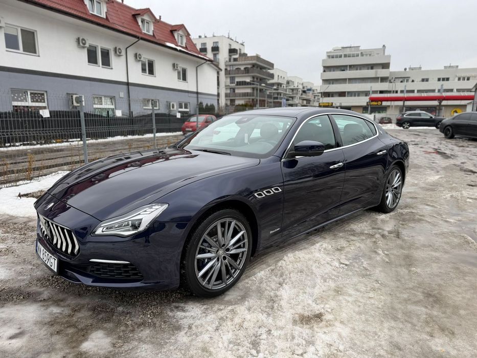 Maserati Quattroporte Po liftingu, Środek ZEGNA, Serwis w Maseratii, Full Opcja, PL Menu.