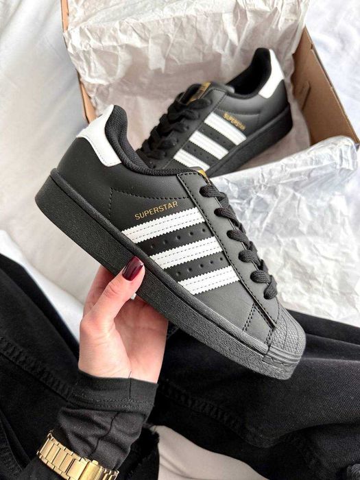 !SALE! Adidas Superstar Black White 36 37 38 39 40