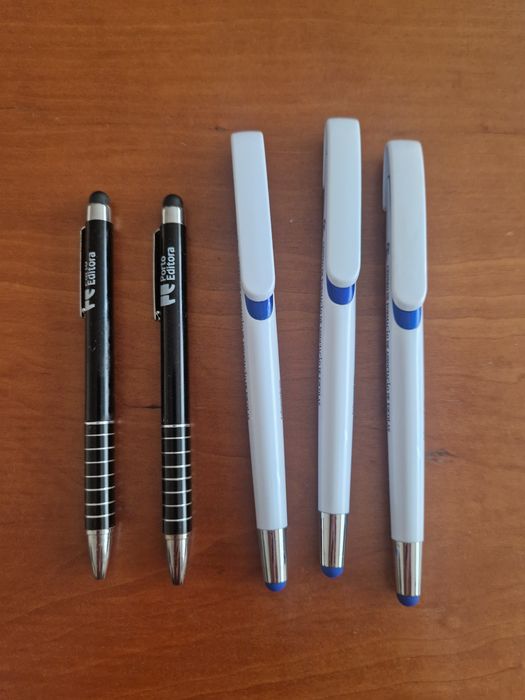 Canetas 2 em 1 - tátil e tinta.