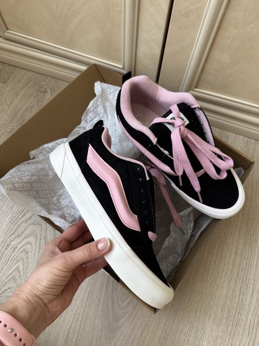 ФАВОРИТ! Vans KNU Skool Black Pink 40,5 (26 см)