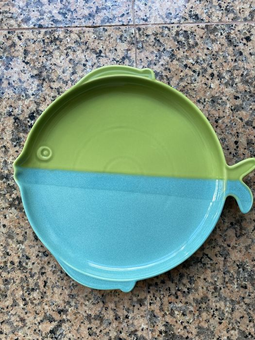 Pratos em forma de peixe