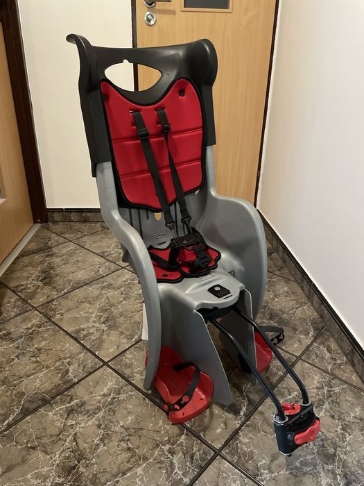 Fotelik rowerowy Bammax Sleepy do 22 kg – odchylany, na ramę, regulowany