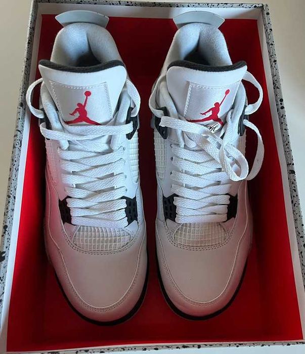 Jordan 4 Retro White Cement r.38