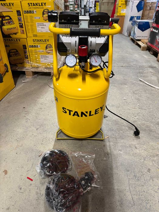 STANLEY Kompresor Bezolejowy 50L 59dB CICHY