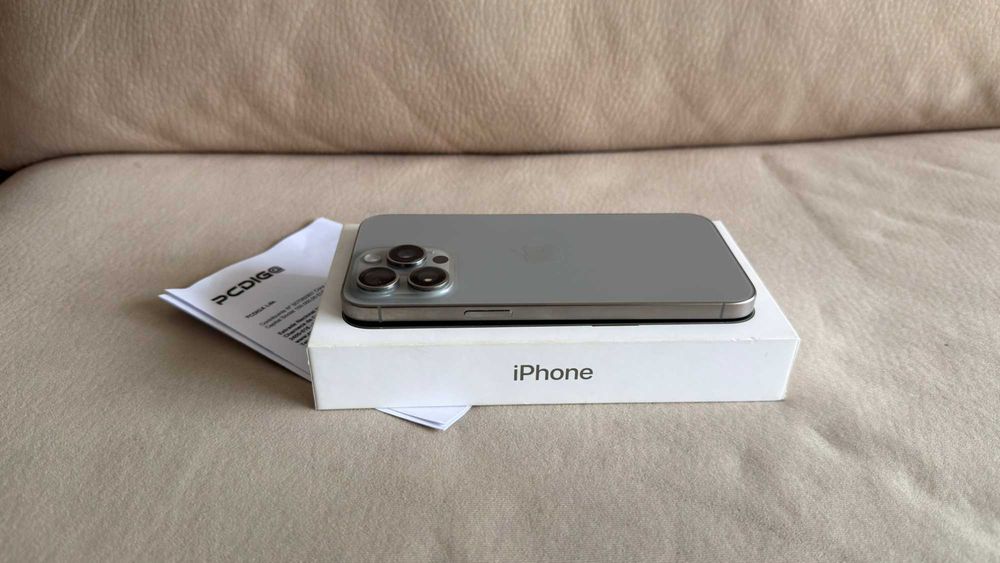 Vendo troco iPhone 15 Pro Max 256Gb Natural C/Fatura e Garantia Apple