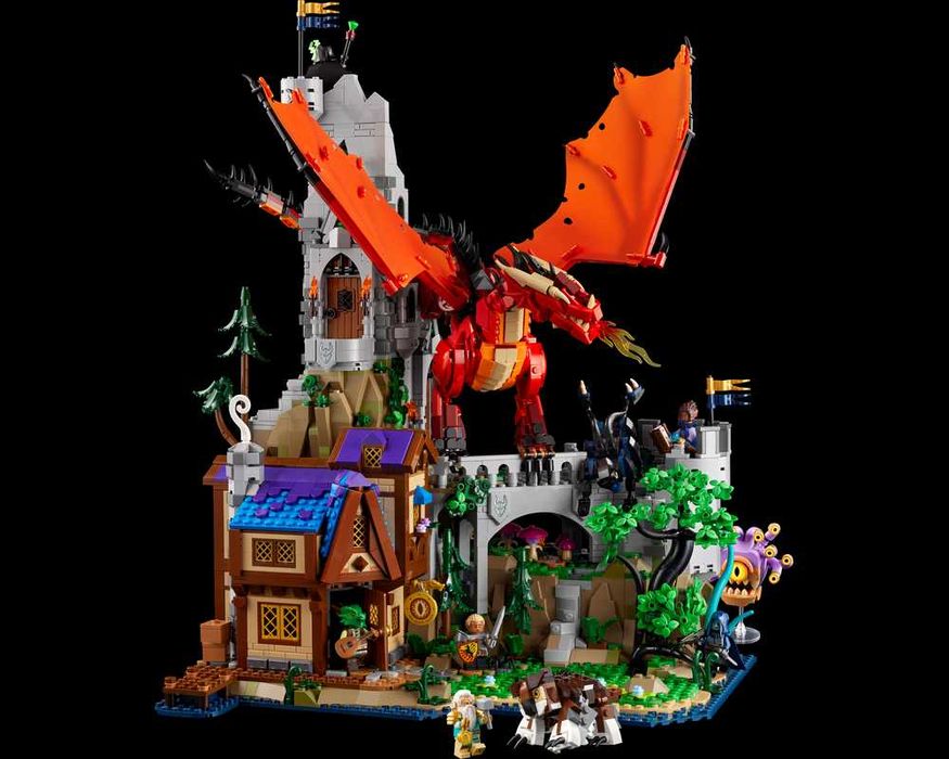 Klocki - Dungeons & Dragons: Opowieść Czerwonego Smoka - kompatybilne z LEGO 21348