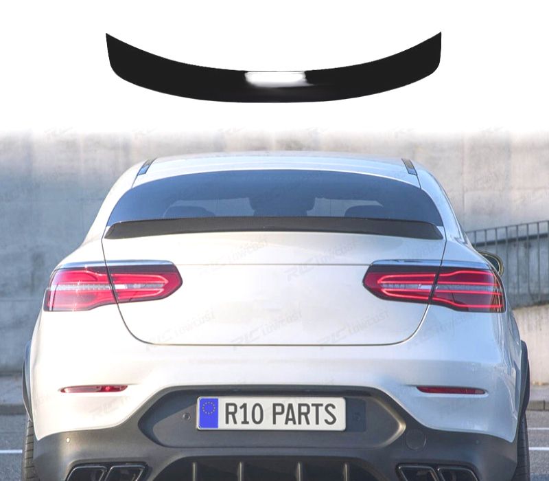 AILERON MERCEDES GLC C253 COUPE 15- LOOK HIGH KICK PRETO BRILHANTE