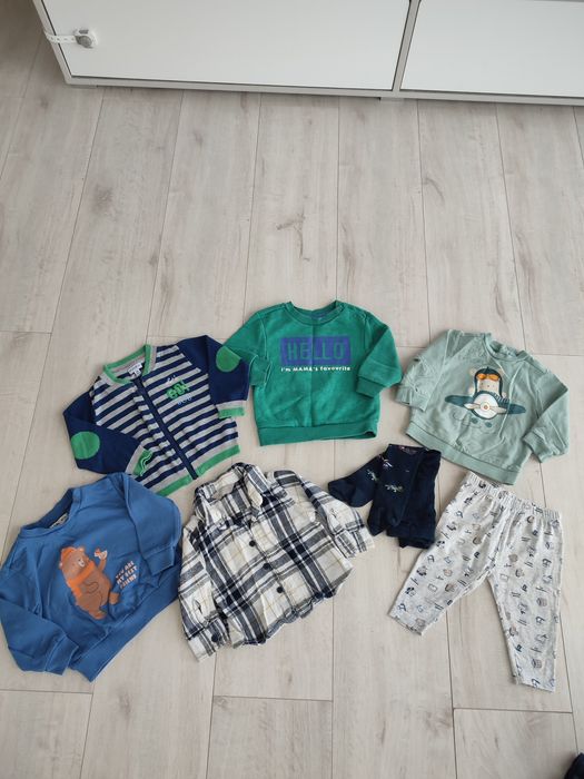 Набір дитячого одягу для хлопчика 6–12 міс 68-74-80 / 7 речей / гарний