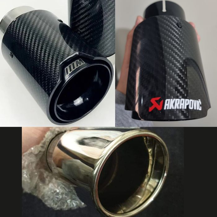 PONTEIRAS BMW M / Inox / Akrapovic 100mm